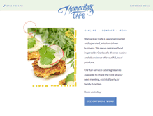 Tablet Screenshot of mamacitascafe.com